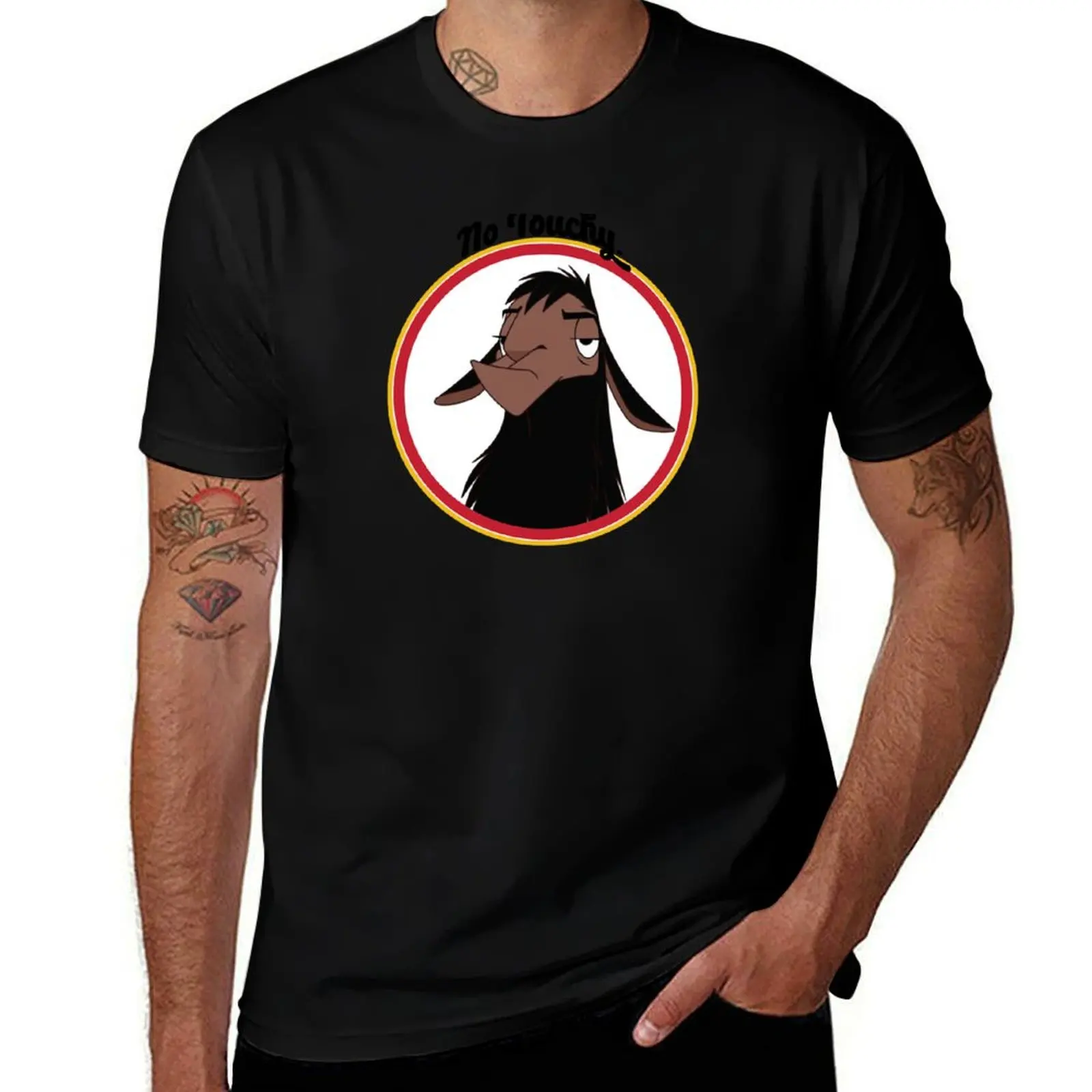 

Kuzco NO TOUCHY sad llama emperor's new groove emperor david spade back off no touch funny gift T-Shirt