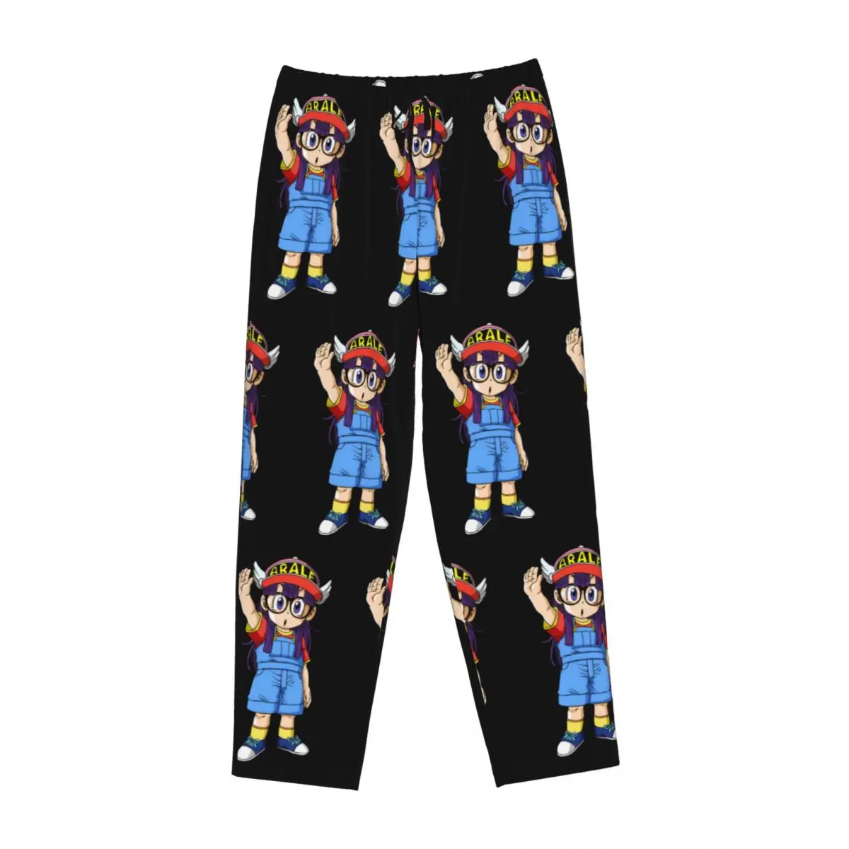 Custom Women Dr S-Slump Arale Norimaki Pajama Pants Printed Manga Sleep Sleepwear Bottoms with Pockets