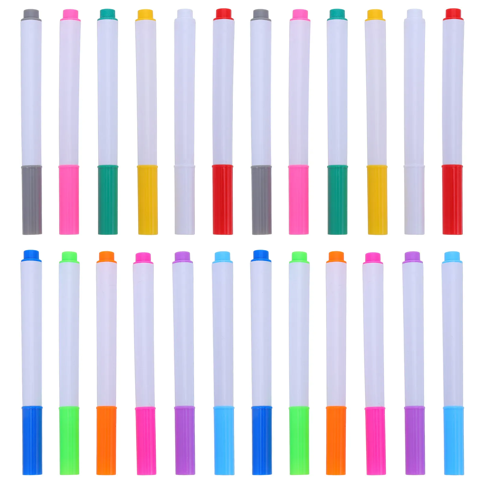 36Pcs Water Soluble Whiteboard Pens Erasable Chalk Markers for Blackboard Window Glass Restaurant Menu Board Liquid Chalk Pens