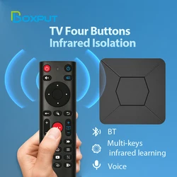 음성 지원 및 IR 학습 기능을 갖춘 스마트 리모컨 ATV3 (iATV Q5 미니 TV 박스 및 iATV Q3 TV 스틱용) - 간편한 페어링 리모컨