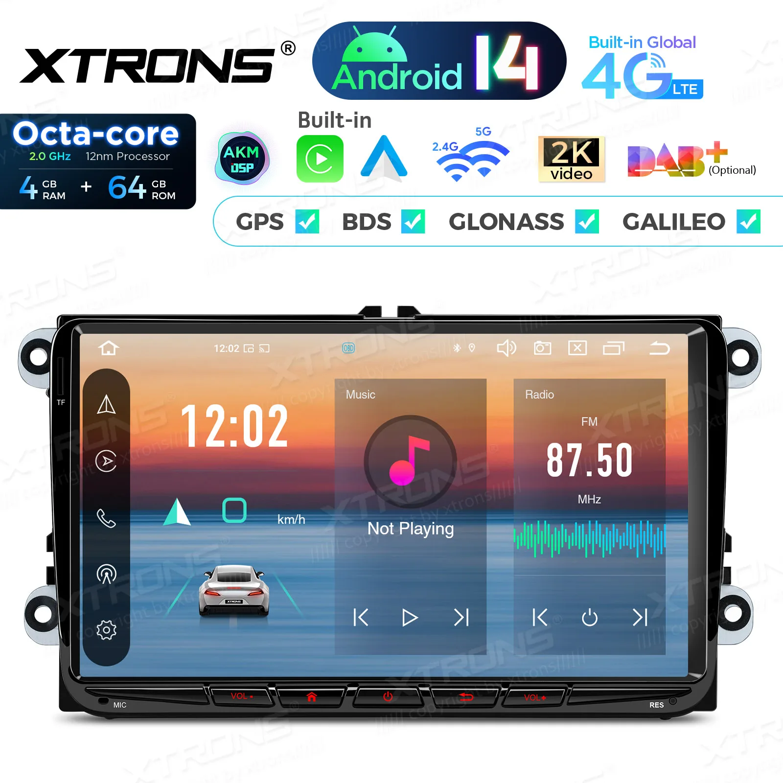 XTRONS 9 Π΄ΡΠΉΠΌΠΎΠ² Android 14 ΠΠ²ΡΠΎΠΌΠΎΠ±ΠΈΠ»ΡΠ½ΡΠΉ ΡΠ°Π΄ΠΈΠΎΠΏΡΠΈΠ΅ΠΌΠ½ΠΈΠΊ Π΄Π»Ρ Volkswagen Skoda Seat Octa Core 4 + 64 ΠΠ ΠΠ²ΡΠΎΠΌΠΎΠ±ΠΈΠ»ΡΠ½ΡΠΉ ΡΡΠ΅ΡΠ΅ΠΎΠΏΠ»Π΅Π΅Ρ ΠΡΡΡΠΎΠ΅Π½Π½ΡΠΉ 4G DSP CarPlay AA DSP WIFI XTRONS 9 Π΄ΡΠΉΠΌΠΎΠ² Android 14 ΠΠ²ΡΠΎΠΌΠΎΠ±ΠΈΠ»ΡΠ½ΡΠΉ ΡΠ°Π΄ΠΈΠΎΠΏΡΠΈΠ΅ΠΌΠ½ΠΈΠΊ Π΄Π»Ρ Volkswagen Skoda Seat Octa Core 4 + 64 ΠΠ ΠΠ²ΡΠΎΠΌΠΎΠ±ΠΈΠ»ΡΠ½ΡΠΉ ΡΡΠ΅ΡΠ΅ΠΎΠΏΠ»Π΅Π΅Ρ ΠΡΡΡΠΎΠ΅Π½Π½ΡΠΉ 4G DSP CarPlay AA DSP WIFI