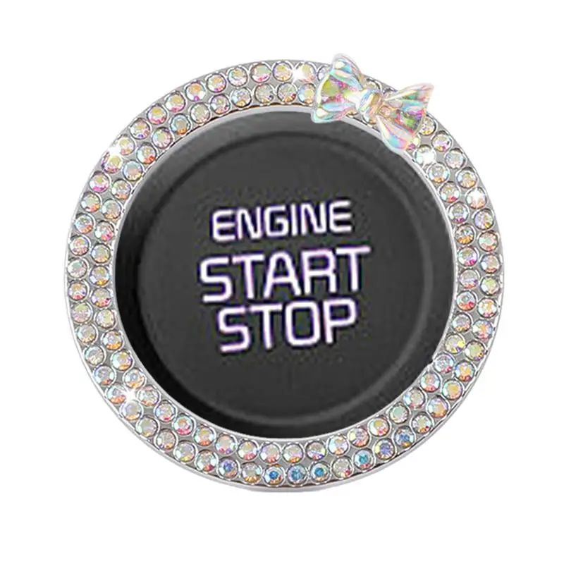 Car Ignition Ring Push Start Button Ignition Ring Push Start Button Ignition Ring Car Ignition Button Decoration Ring