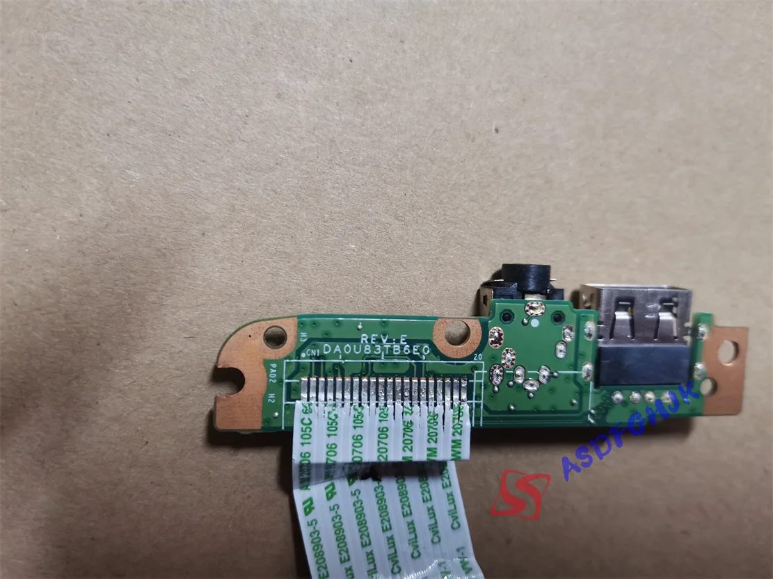 Used FOR HP Pavilion 15-f 15-n Notebook PC series USB audio board with flexible cable da0u83tb6e0 TESED OK free shipping