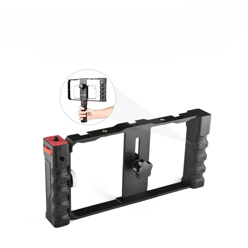 

Double handle photography mobile phone shooting bracket PC02A VLOG shooting equipment