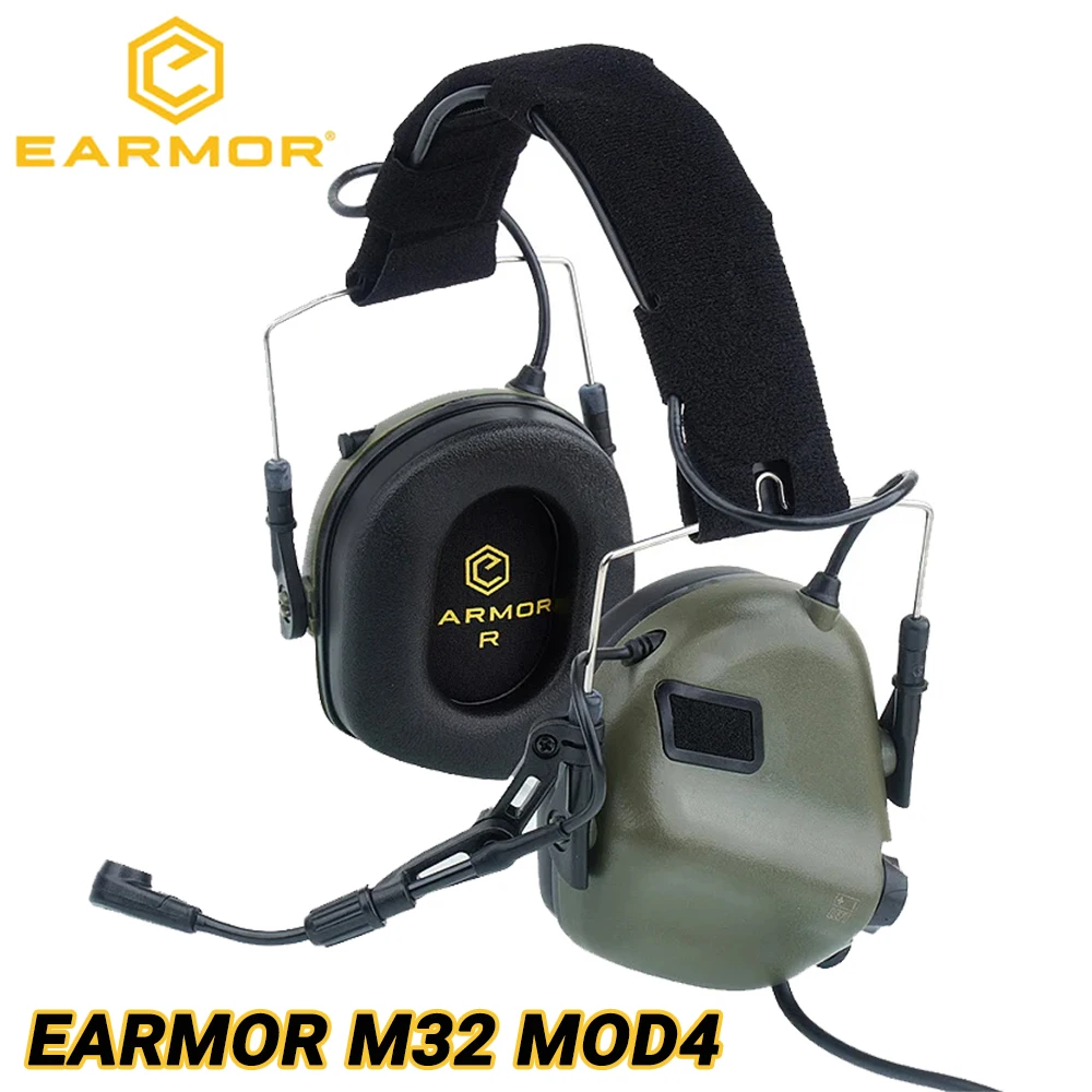 Professional EARMOR M32 MOD4 Tactical Electronic Shooting Earmuff Outdoor Hunting Sports Anti-noise Hearing Protection Headset