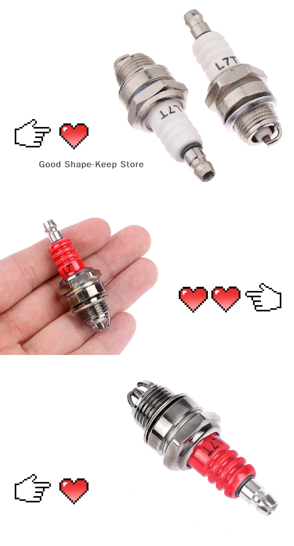 1/2/5 Units L8RTC L8RTF Universal Spark Plugs for Small Engines, Garden Power Tools