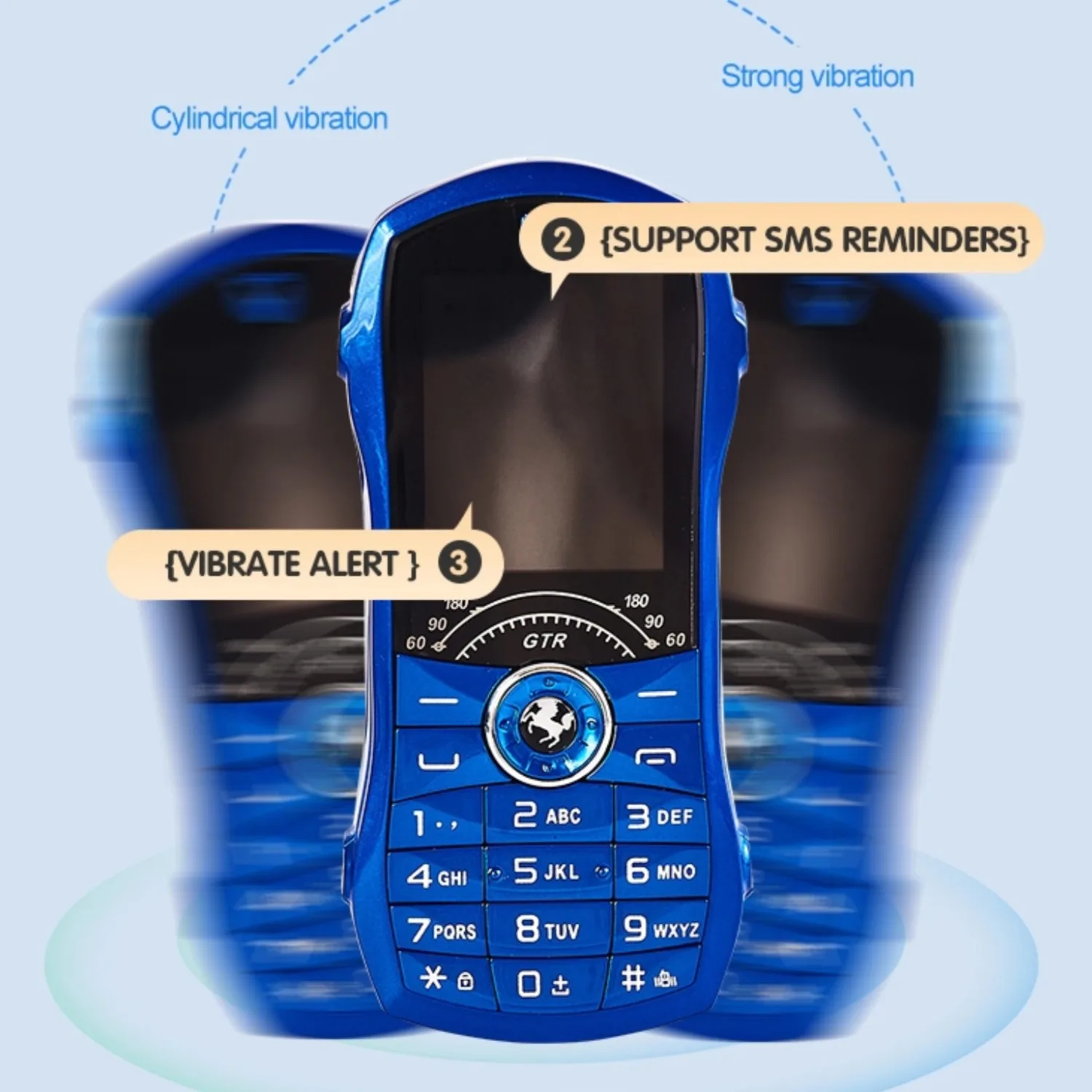 HP Mini Bentuk Mobil Lucu MAFAM W2020 untuk Anak-Anak, Dual SIM, Lampu LED Berkedip, Tombol Besar, Panggilan Jernih, Mainan HP untuk Pelajar, Hadiah