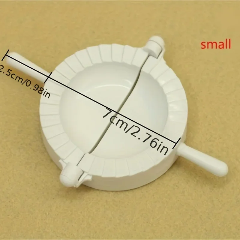 Knödelform-Maker, 3er-Pack – schnelles Press-Knödel-Presswerkzeug, einfaches Knödel-Maker-Set aus Kunststoff für selbstgemachte Gyoza, Wonton – Detail 5