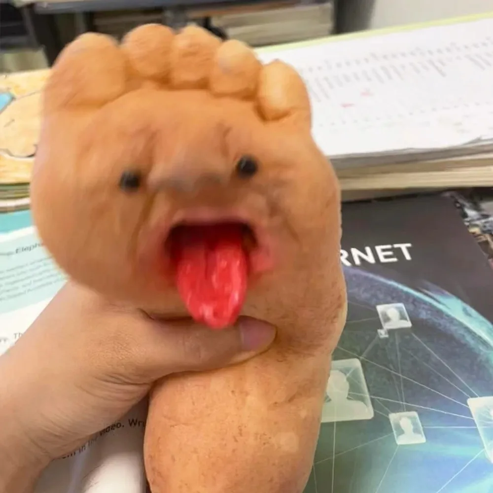 Divertidos juguetes para apretar que se pega la lengua, caza, estrés complicado, juguete para pellizco, dispositivo de broma, alivio del estrés, juguete para regalo