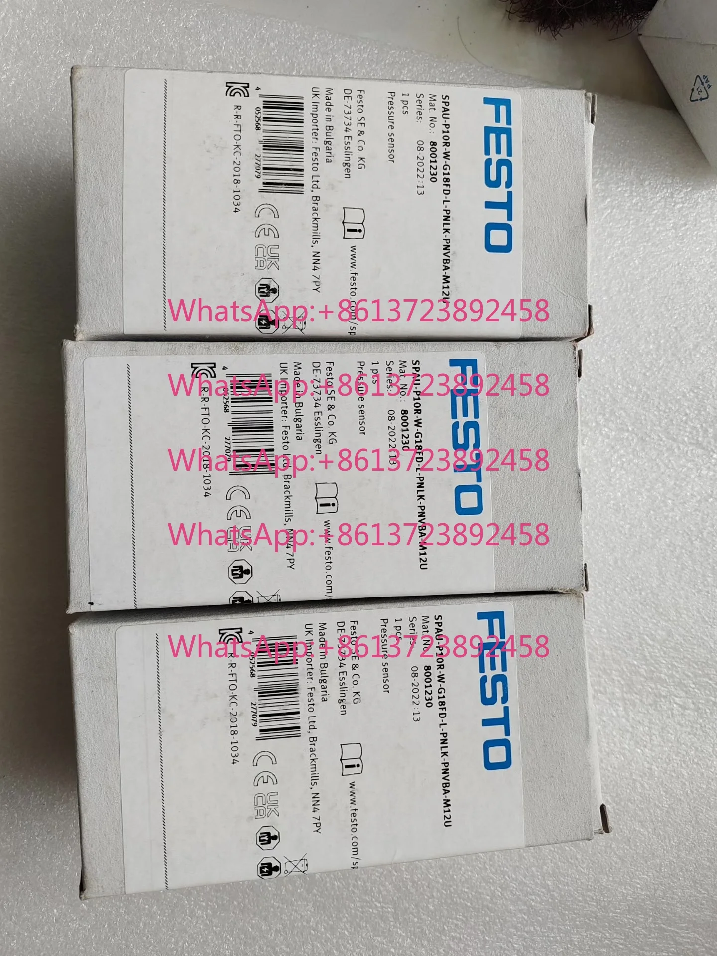 New original Festo SPAU-P10R-W-G18FD-L-PNLK-PNVBA-M12U 8001230