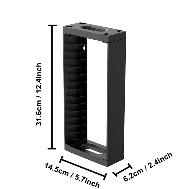 Hangable Game Storage Tower Store 14 Game cards Game Storage Tower для X-One Series/X-box Series X/S/P-S-Black