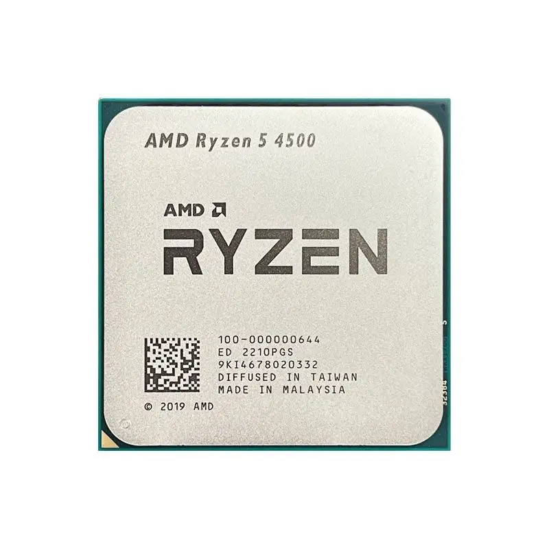 AMD New Ryzen 5 4500 CPU R5 4500 3.6 GHz 6-Core 12-Thread 100-000000644 65W Socket AM4