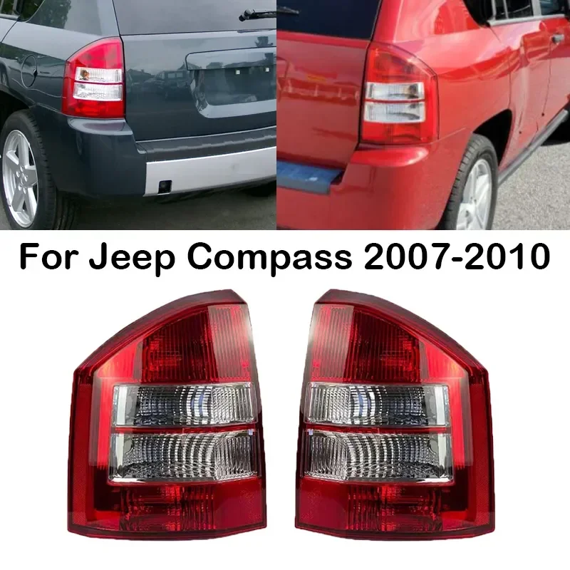For JEEP Compass 2007-2010 Rear Taillight Warning Reversing 5303879AD 1Pc Tail Lamp No Bulbs