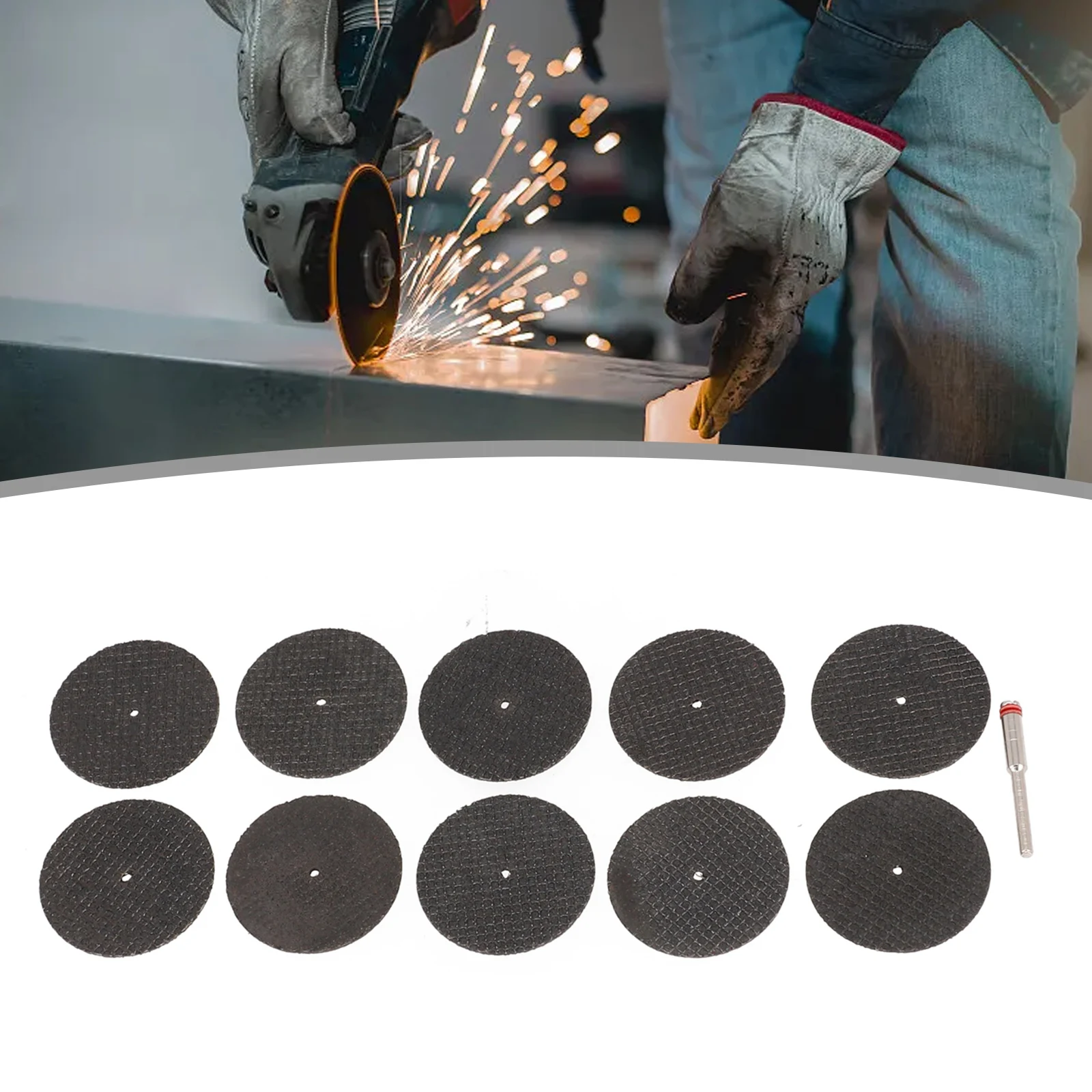 金属加工切断ディスク鋸刃グラインダー、金属樹脂回転工具、レンガ切断用丸鋸、32mm、38mm、11個セット
