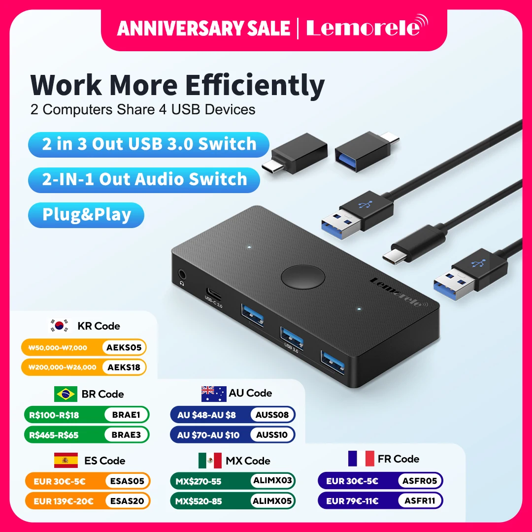 Lemorele H100 Usb K…