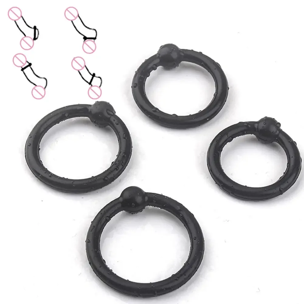 Anillo de jaula de castidad para hombre, anillo masculino para orgasmo, accesorios de manga genital para hombres y mujeres, organización de vibrador en movimiento Simple