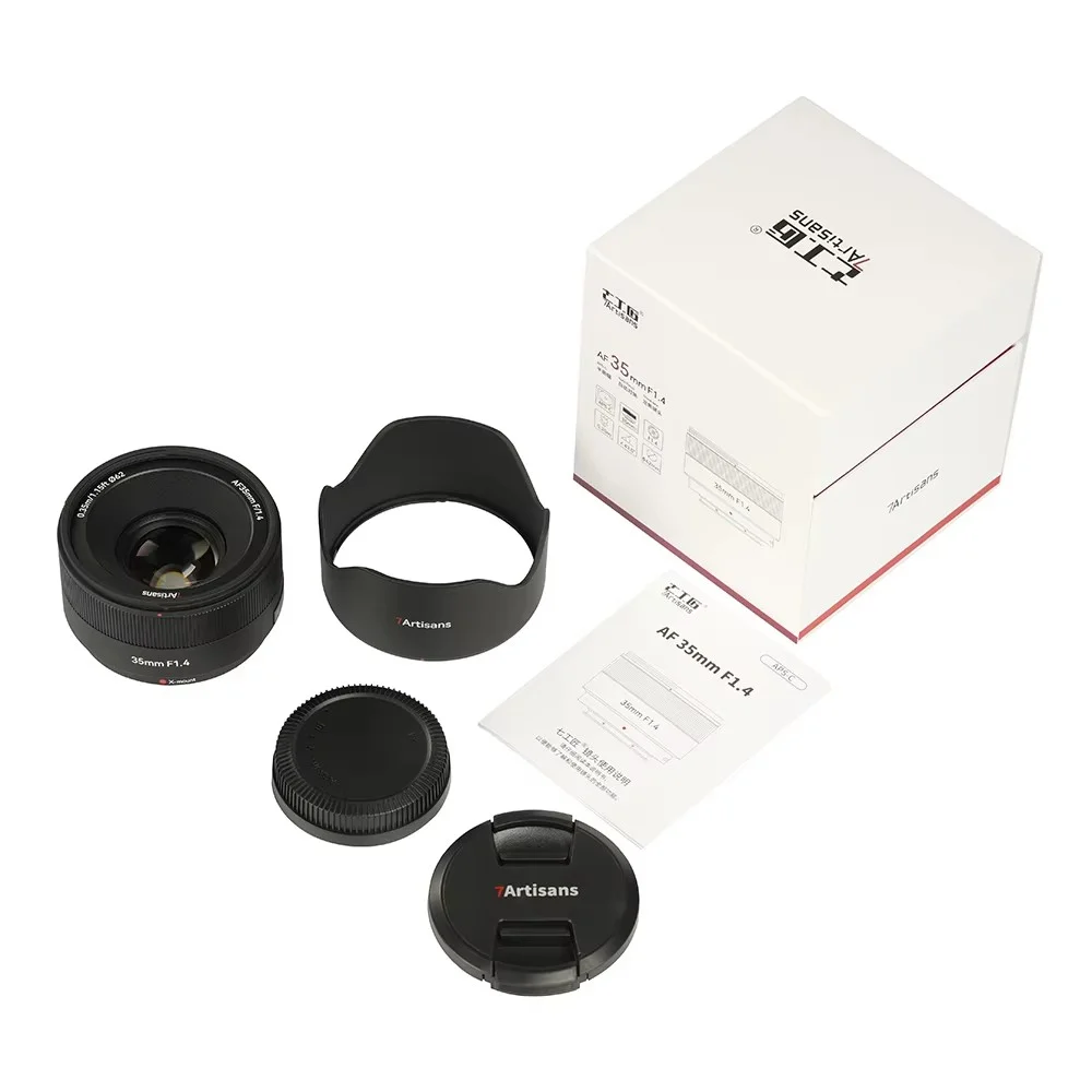 7Artisans Af 35Mm F1.4 Aps-C Auto Focus Large Aperture Lens for Fujifilm Xf Camera X-M5 X-T5 X-M50 X100Vi Portrait Shooting