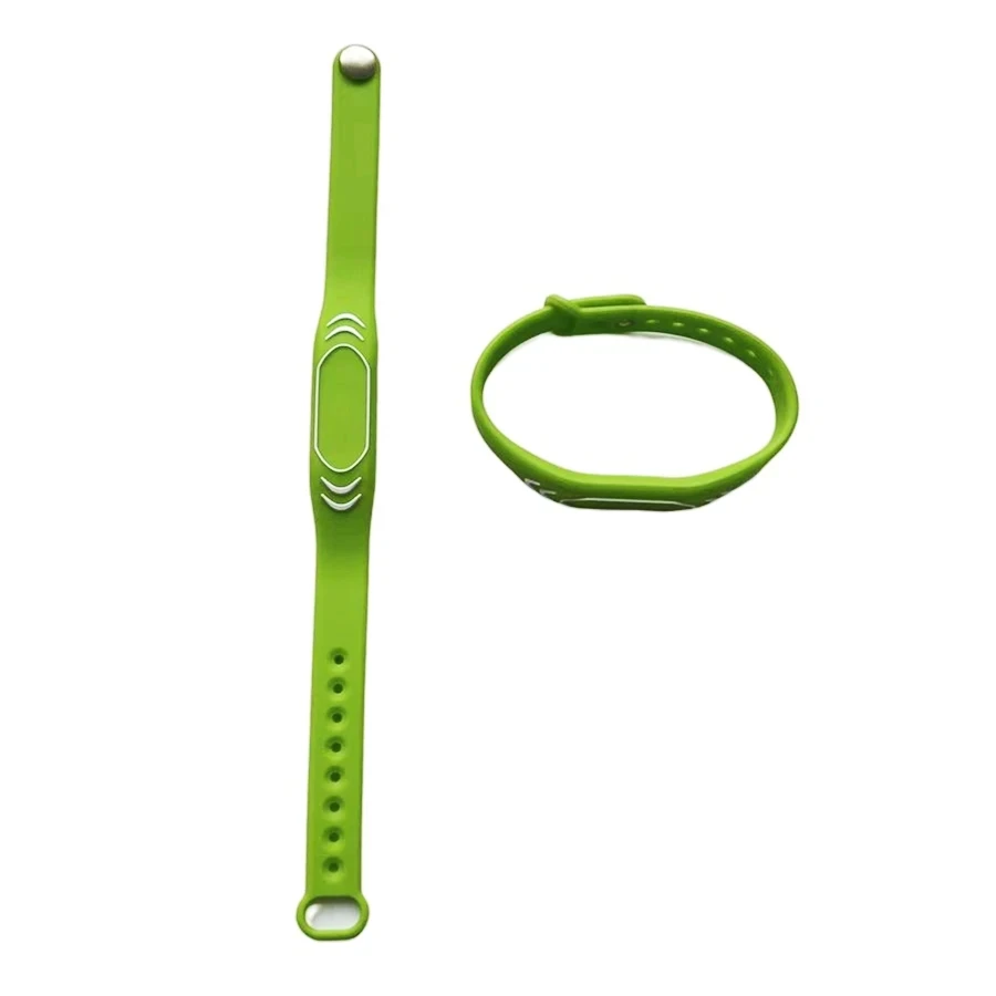 1Pcs 125khz ID Silicone Read Only Wristband Keyfob Smart Tag EM4100 TK4100 RFID Bracelet Waterproof Access Control Card