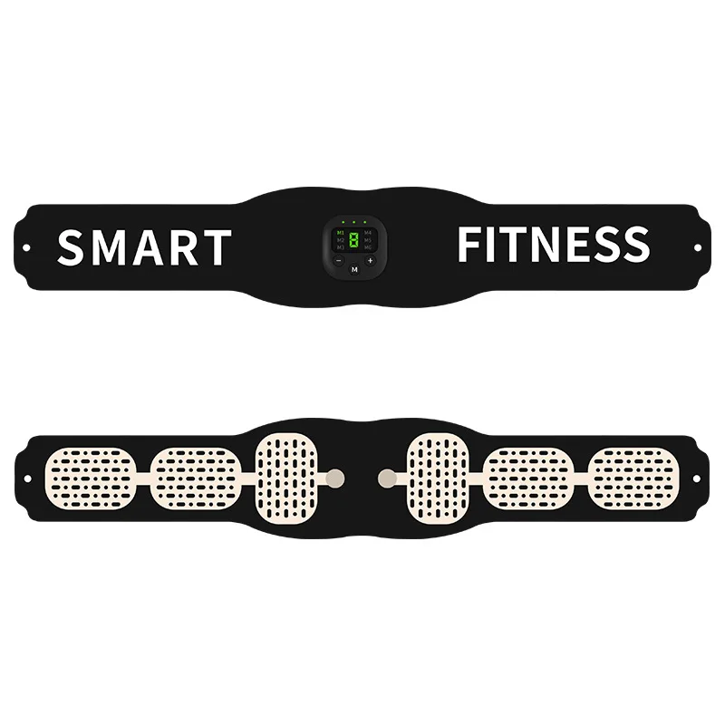 New Ems Fitness Equipment EMS Micro Current Pulse Sweat Belt Lazy Sports Entertainment Portable Body Building Abdominal Belt view 6