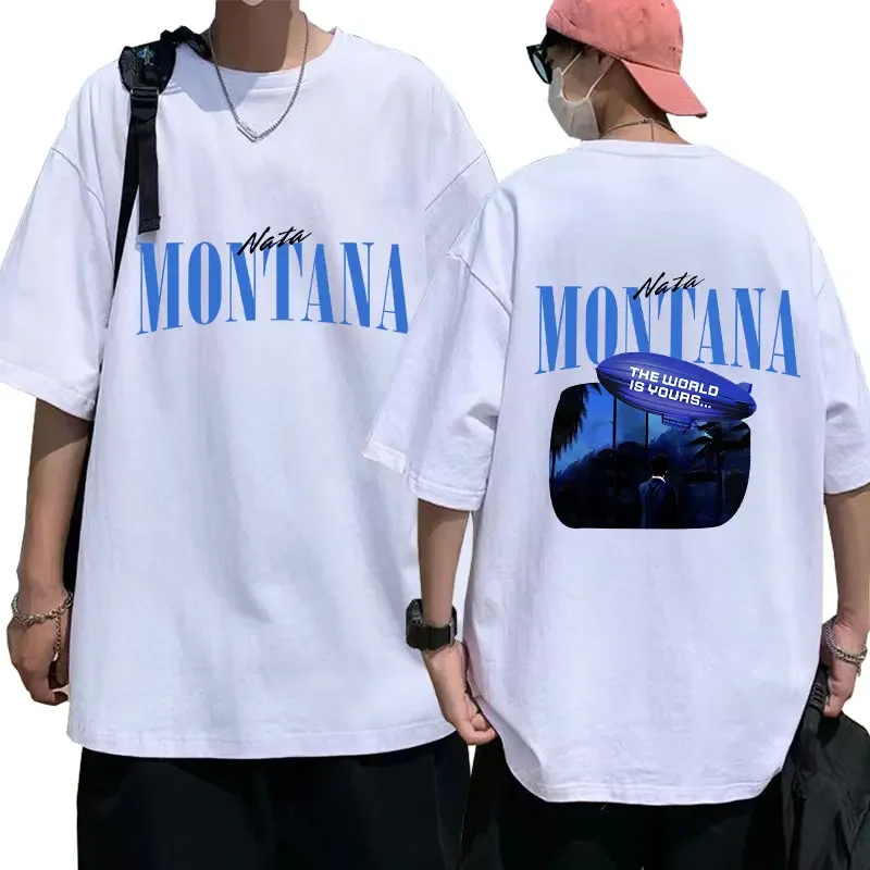 Natanael Cano Nata Montana T-shirt Amor Tumbado Men Women Harajuku Hip Hop T Shirts Punk Casual Cotton Loose T-shirts Streetwear