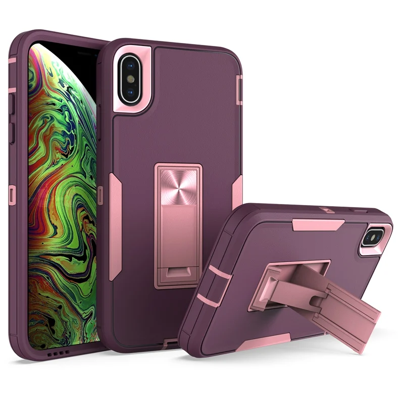 충격 방지 킥스탠드 케이스, 마그네틱 거치대 흡착 커버, 아이폰 SE 2020 XR X S XS Max, 아이폰 XR 케이스, 아이폰 SE 2020 커버