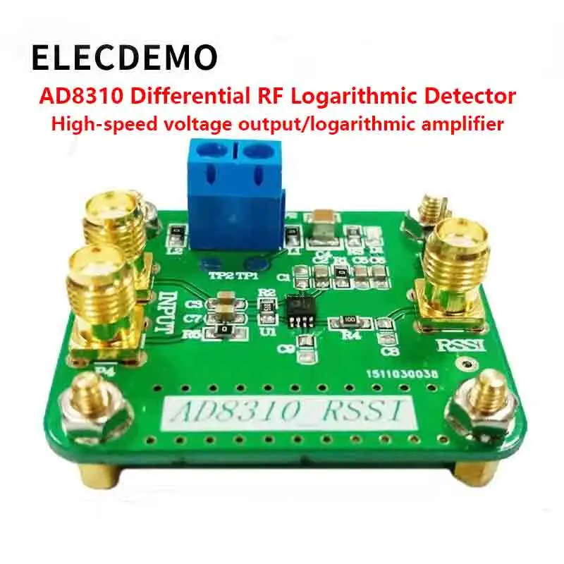 AD8310 Module DC-440M Log Detector High Speed Voltage Output Logarithmic Amplifier Wide Dynamic Function demo board