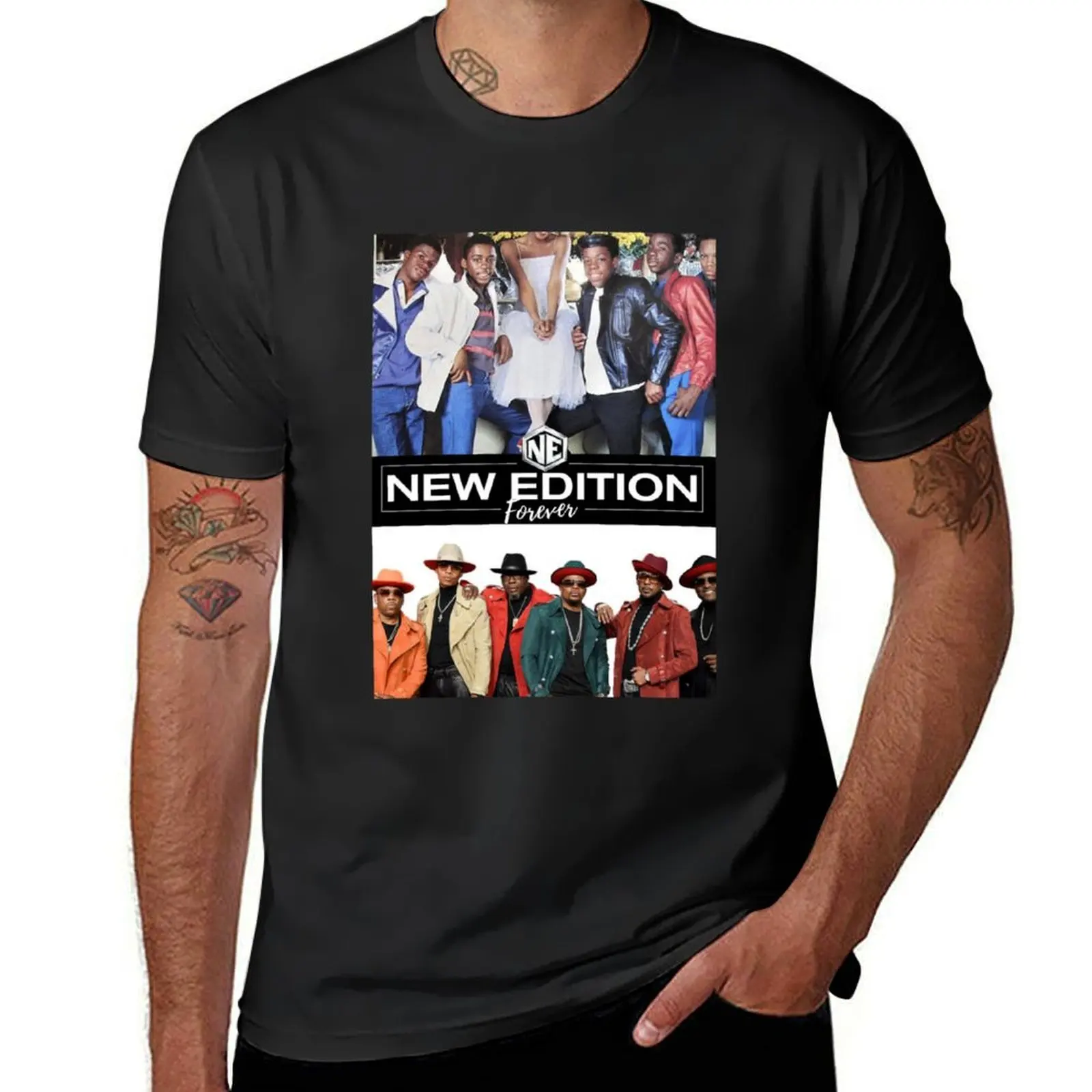 

New Edition Forever Zipped Hoodie T-Shirt customs design your own sports fans funnys designer t shirt men