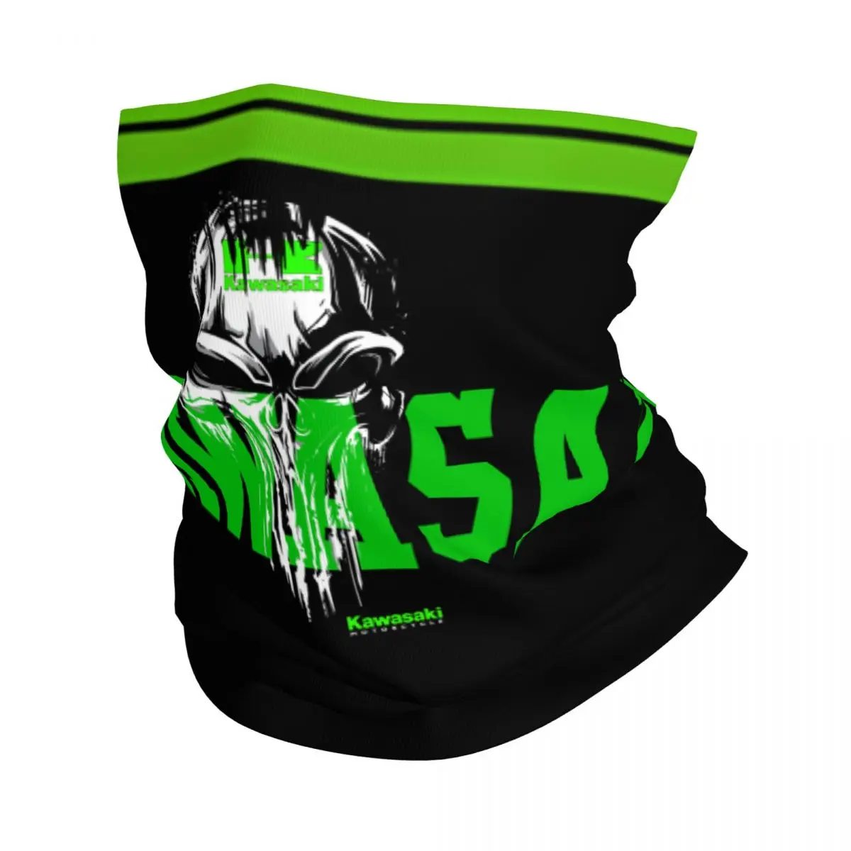 

Groovy бандана на шею, гетры с принтом, мотокросс K-Kawasaki, шарф для лица для бега, унисекс, для взрослых, зима
