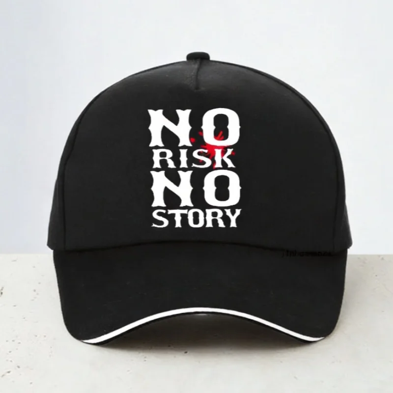 

NO RISK NO STORY baseball cap men Women Harajuku Casual Unisex visor hat fashion Breathable Adjustable snapback hats