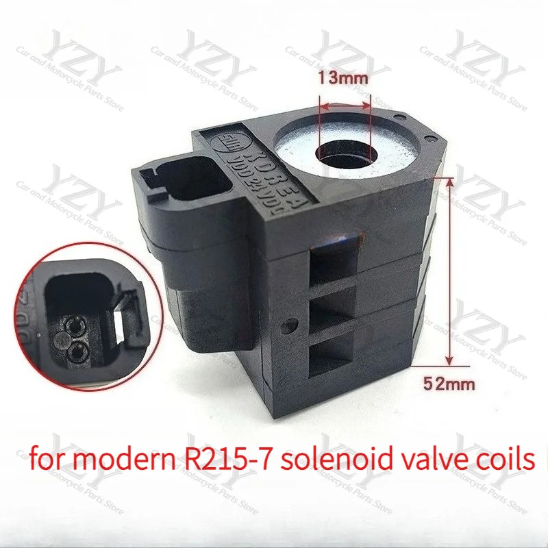 Excavator Parts  For Hyundai R150220215225-5-7 Pilot Safety Lock Solenoid Valve Coil XKBL-00004