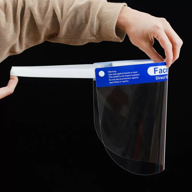 Dental Disposable Transparent Two-Sided Protective Mask Anti Saliva Splash-Proof Protect Eye Full Face Dentist Protective Visor