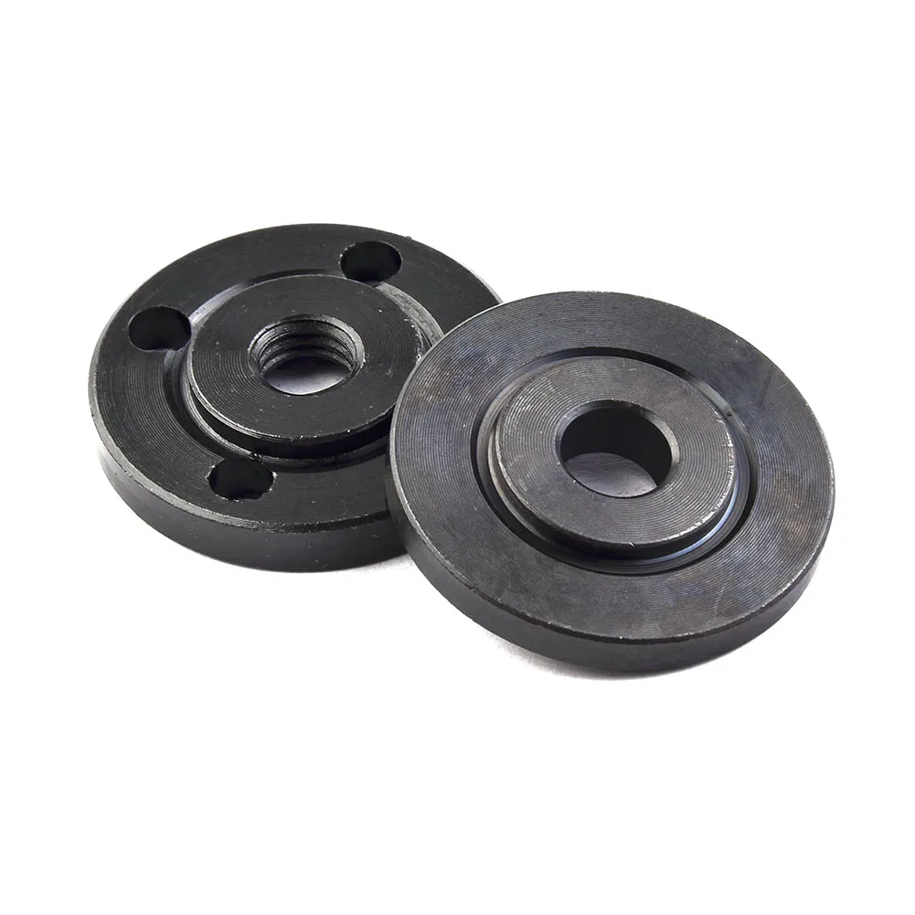 Conjuntos de Porcas de Flange Exteriores para Rebarbadora Peça de Reposição de Rosca 100 tipo 125 Internos 10 mm Pcs