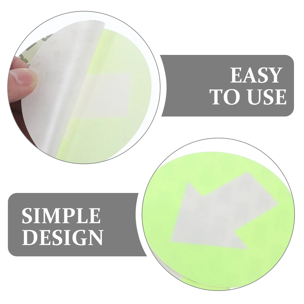 

20pcs Reflective Trail Markers Camping Stickers Signs Direction Indicators Outdoor Safety PVC