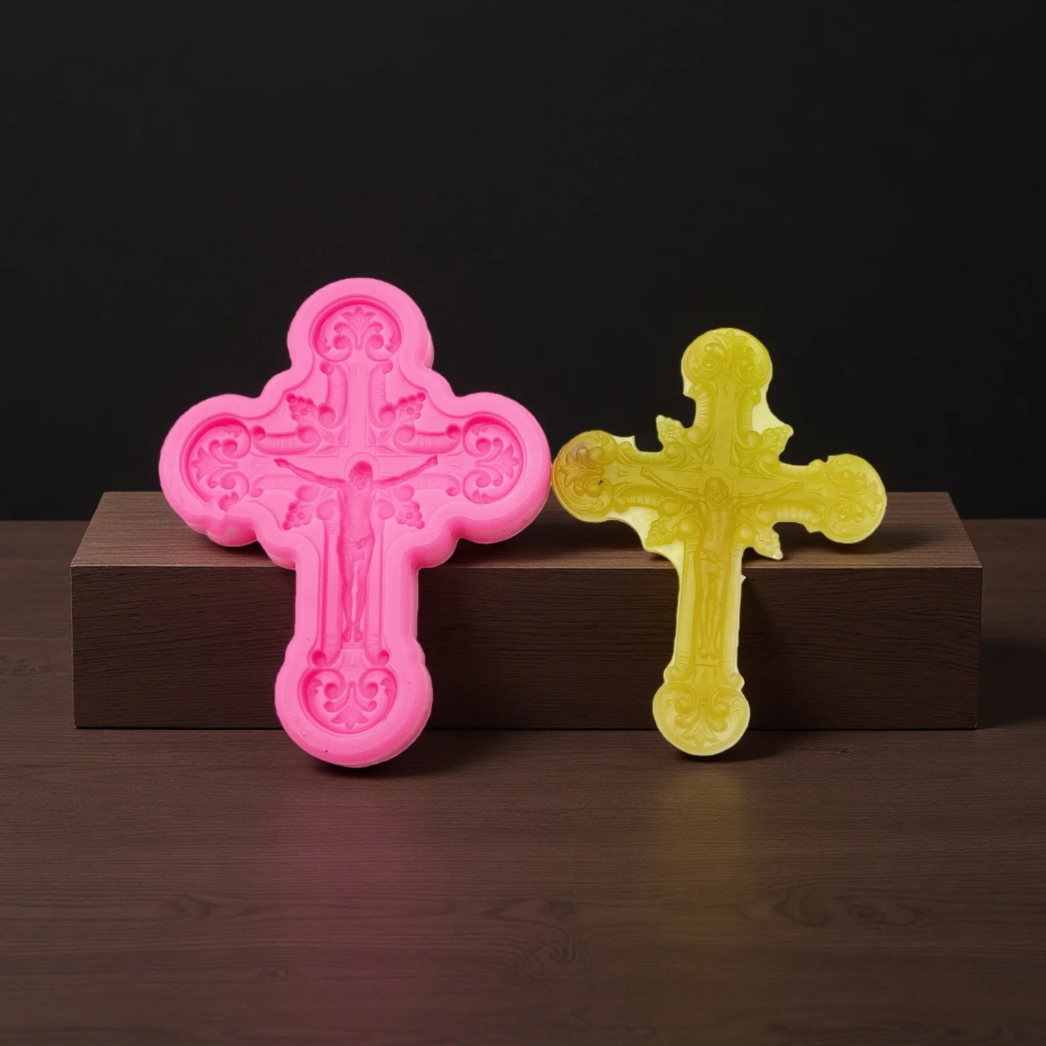 Cross Molds Sugarcraft Clay Dessert Gummy Candy Silicone Baking Tool for Cakes Decorating Party