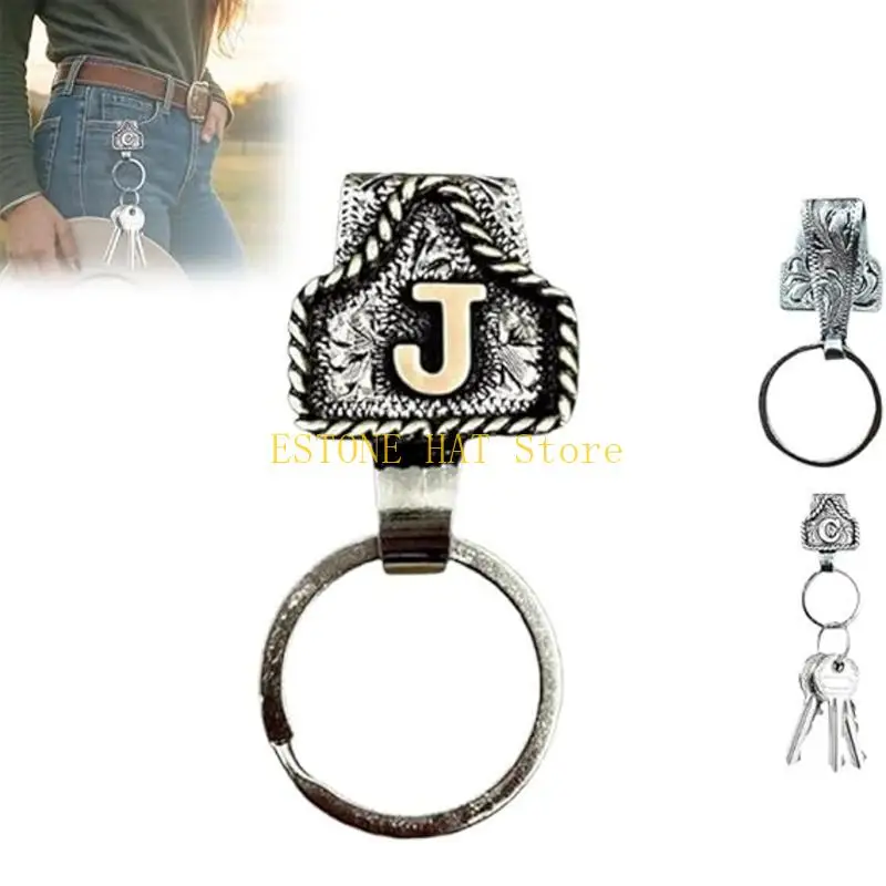 Western Metal Keychain Key Holder For Belt Quick Release Keychain Clip With Personalizing Design For Men Accessories