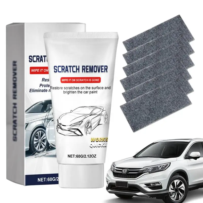 Nano Car Scratch Remover Nano Cleaning Cloth Scratch Remover With Repair Paste Cleaning Cloth For Vehicles Car Paint Deep