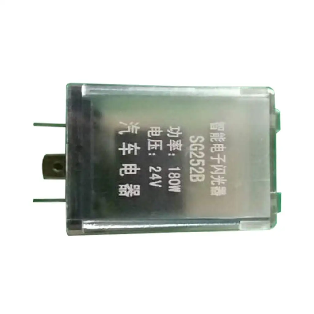 LED Turn Signal Flash Relay 3pin Electronic Flasher Universal 24V for Car Touch Light and DRL Usage