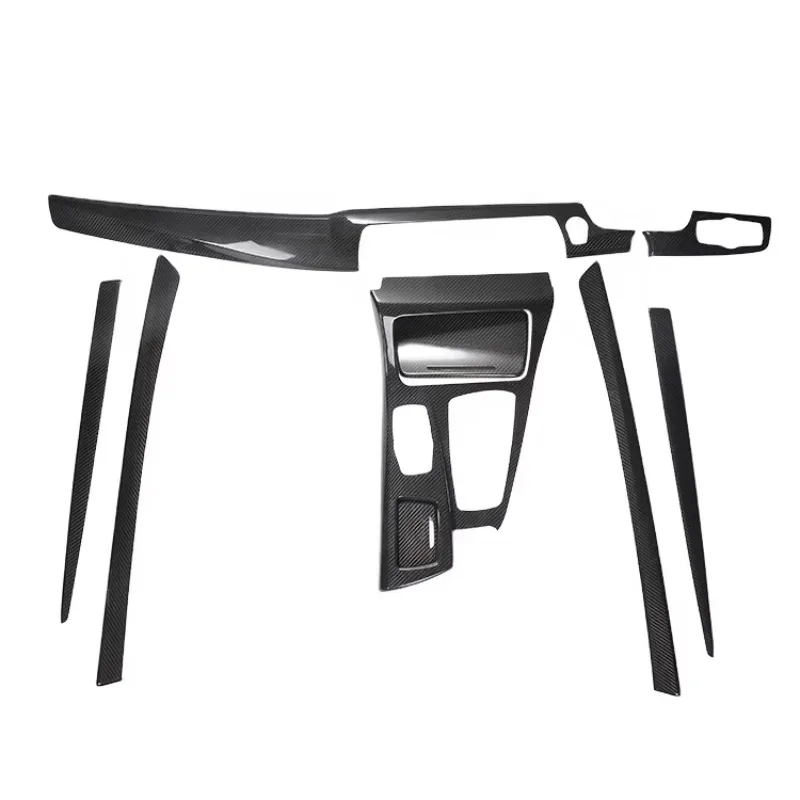 

Real Carbon Fiber Car Interior Parts Car Interior Trim Dashboard Trim RHD for BMWS F10 5series 2011-2017