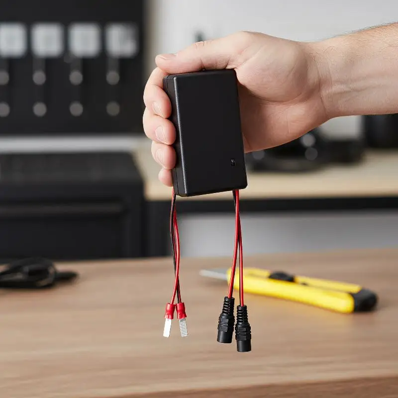 Portable Dual-head Lithium Charger Overload Protection 18V 21V 24V Safe Stable Charging for Outdoor Construction Work