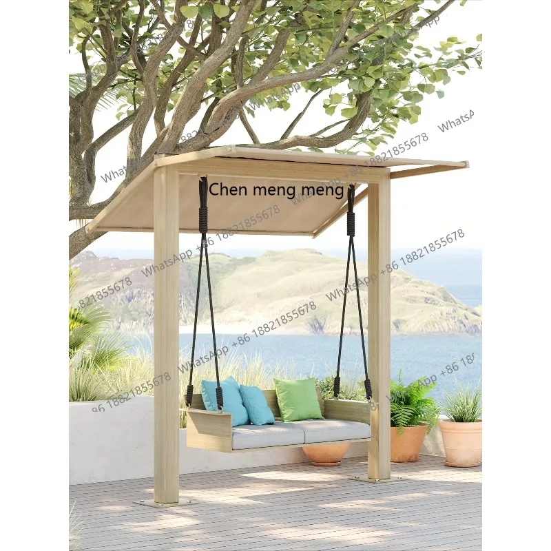 Swing Outdoor Courtyard Garden Balcony Outdoor, Lounger, Sunscreen Waterproof Swing Rocking Chair