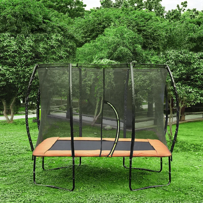 

Outdoor large trampoline night market recreational commercial rectangular square adult fitness