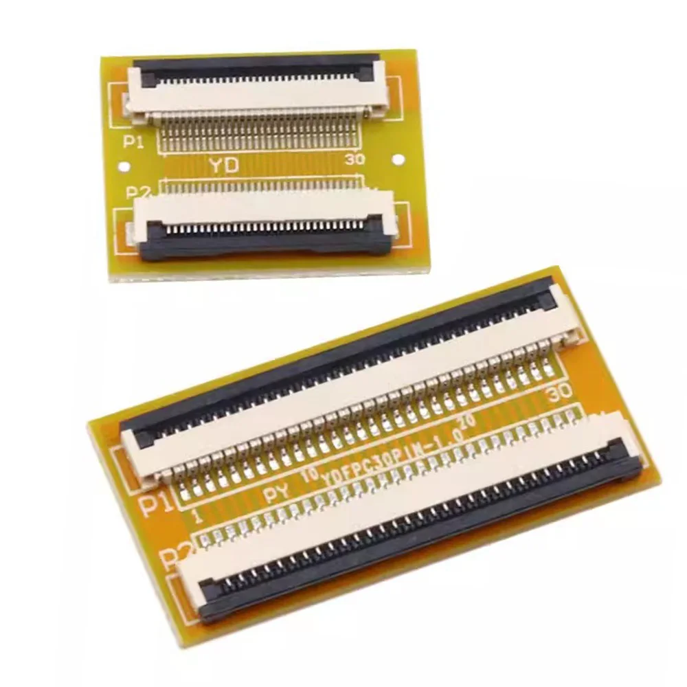 FFC/FPC flexible flat cable extension board adapter board 0.5mm 1.0mm pitch 4P6P8P10P12P20P-60P flexible flat cable connector