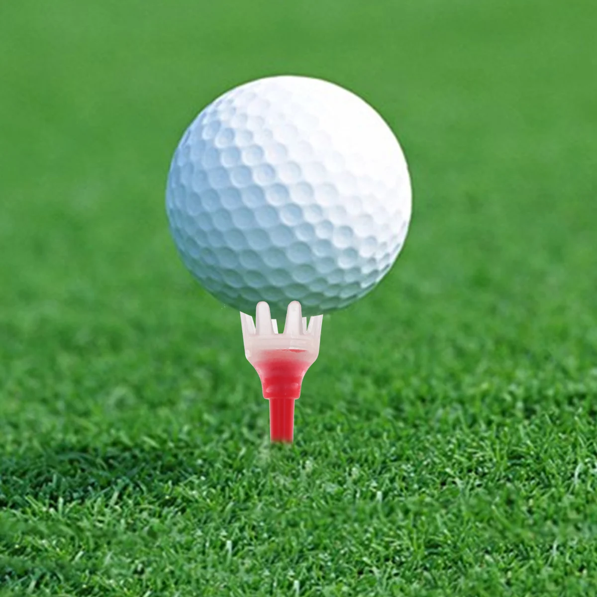 

5Pcs Golf Tees 5.4cm Heavy Duty Plastic Reusable Swing Trainer Portable Practice Tool for Golf Lovers Training Equipment