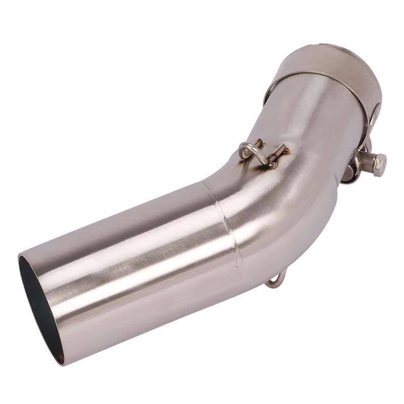 

Mid Pipe For SUZUKI DR300 HJ300 Any Year Motorcycle Exhaust Mufflers Link Tube Stainless Steel Connect Silencers Baffles