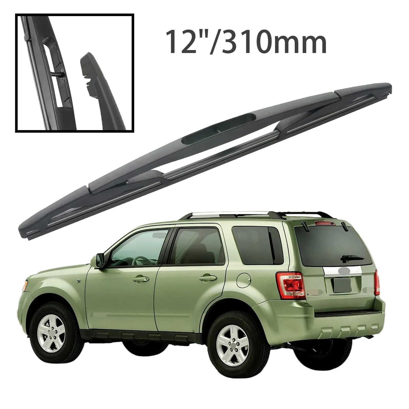 

12" Rear Windshield Windscreen Washer Wiper Blade For Ford Escape MK2 2008-2012 Car Accessories Accsesories