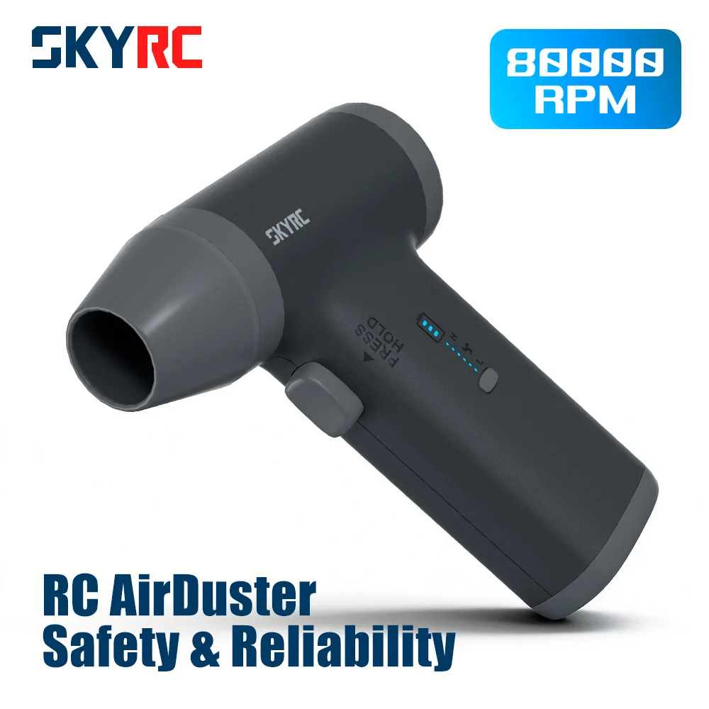 SKYRC RC AirDuster 2S 6-Speed Stepless Control 15W For RC Car Motor ESC Keyboard Cleaning