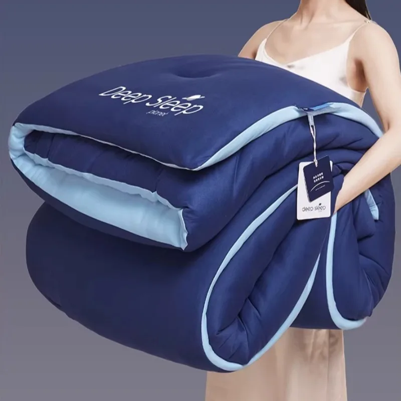 Thick Ultra Warm Duvet Comforter King Queen Twin Alternative Hypoallergenic All Season Machine Washable Edredones Home Use