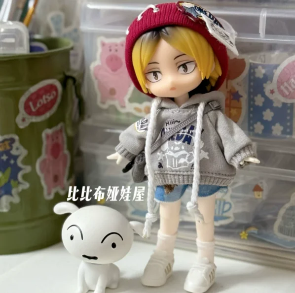 

こづめ けんま Kozume Kenma Cosplay Doll 1/12 Bjd Handmade Clothes Water Sticker Faceplates Anime Game Cosplay Toy