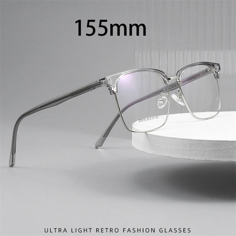 Rockjoy 155mm Oversized Eyeglasses Frame Male Women Myopia Glasses Men Anti Bllue Spectacles for Prescription Eyebrow Big Wide