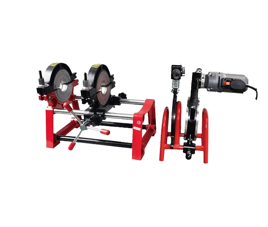 90-250 مللي متر الأنابيب آلة تذوب الساخن المحمولة دليل لحام البلاستيك ل PE/PPR/PVC الأنابيب الانصهار حالة جديدة للإصلاح والتركيب